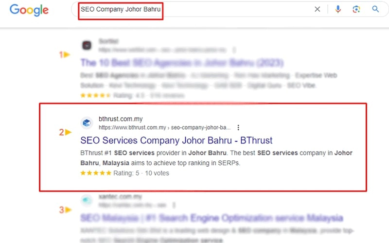 SEO Company Johor Bahru